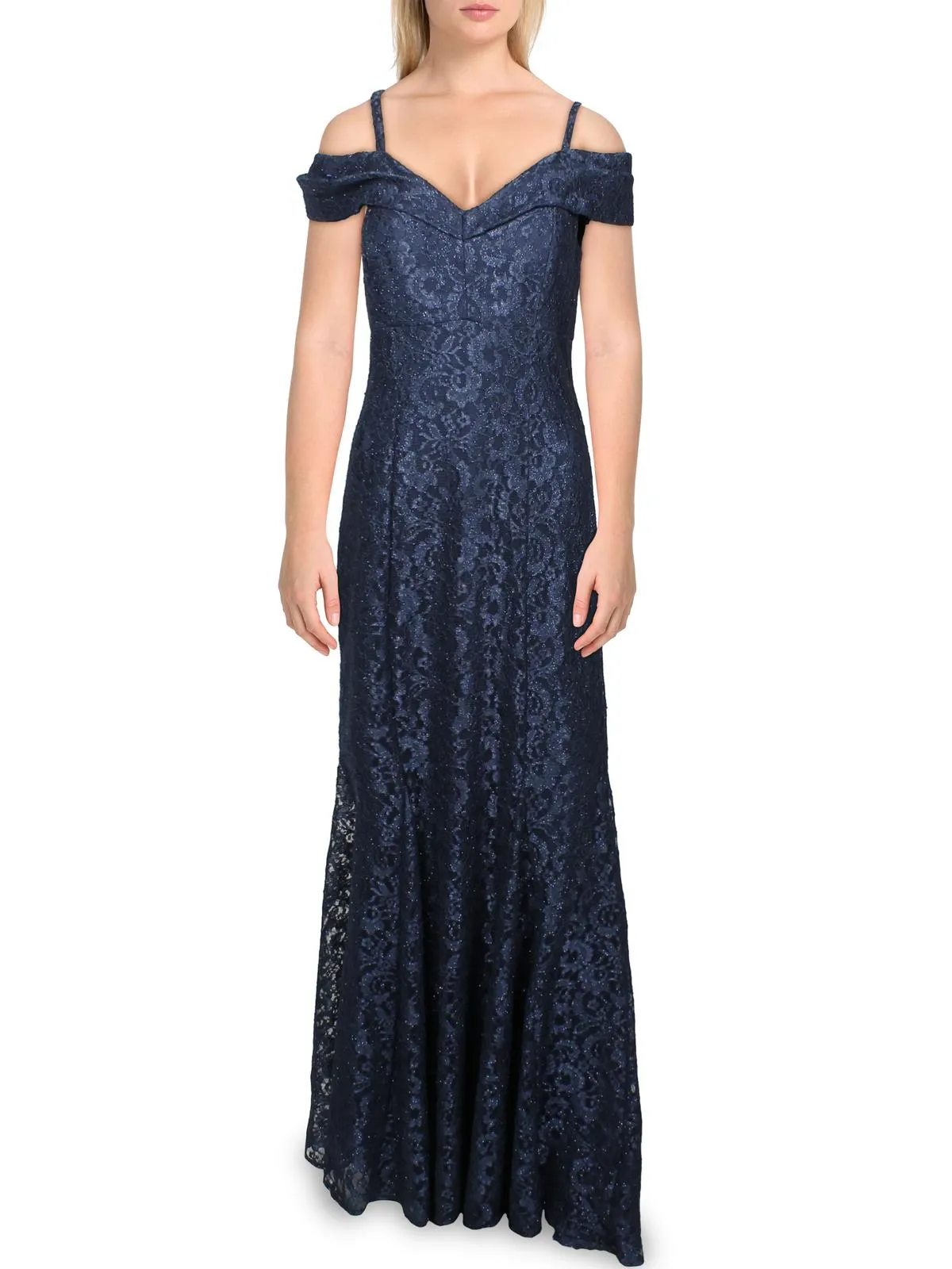 Reformation Womens Lace Formal Evening Dress