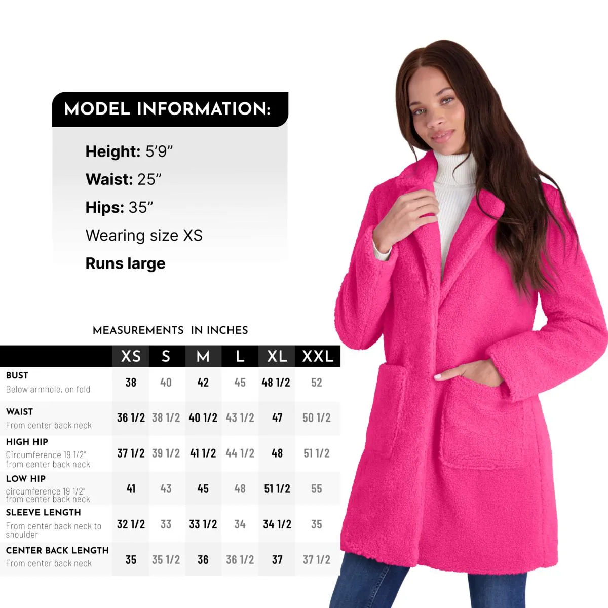 Reformation Womens Teddy Faux Shearling Faux Fur Coat