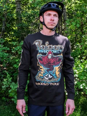 Volcom Stone Ghost Long Sleeve Tee Black Volcom