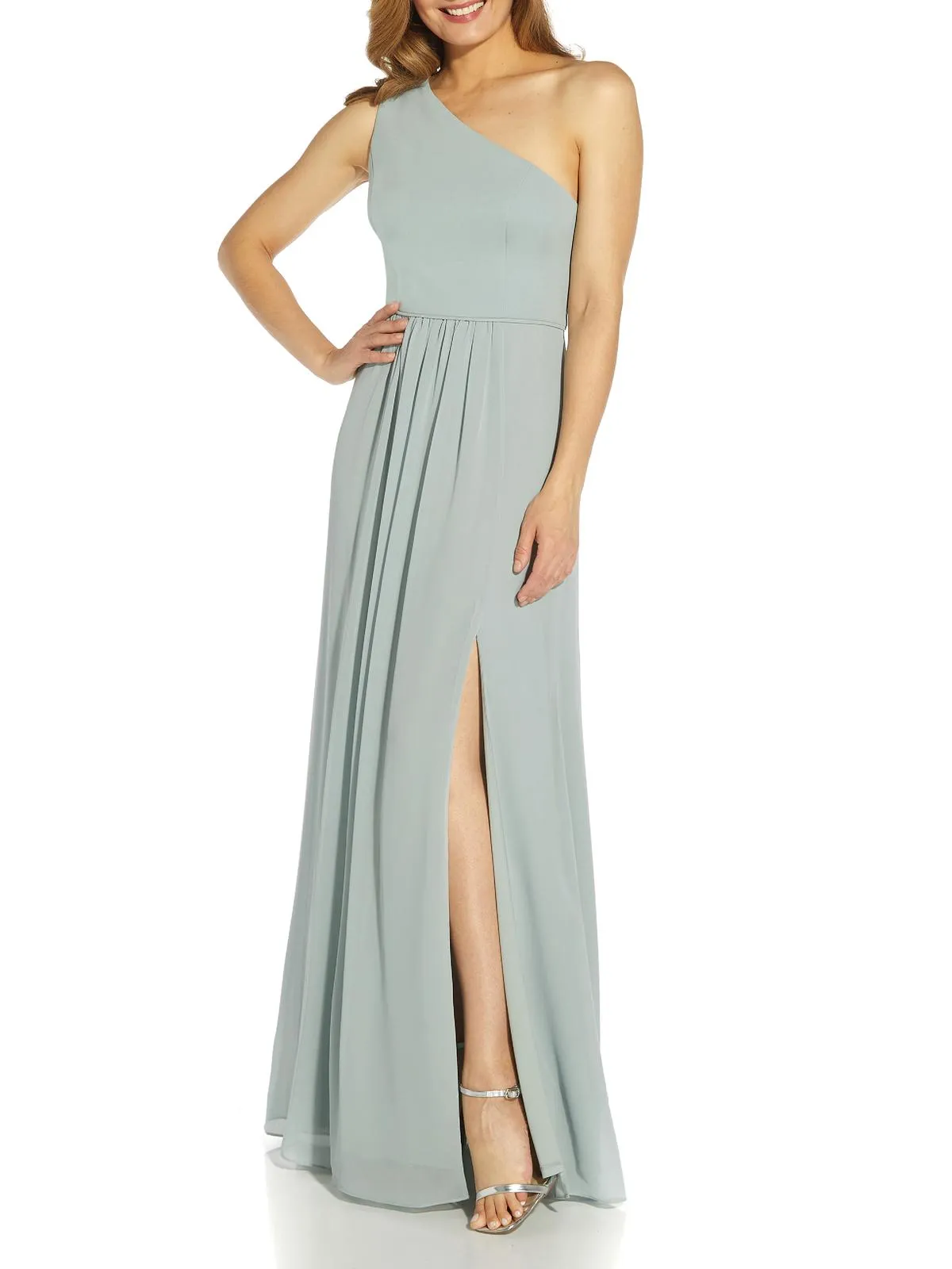 Womens Chiffon Maxi Evening Dress