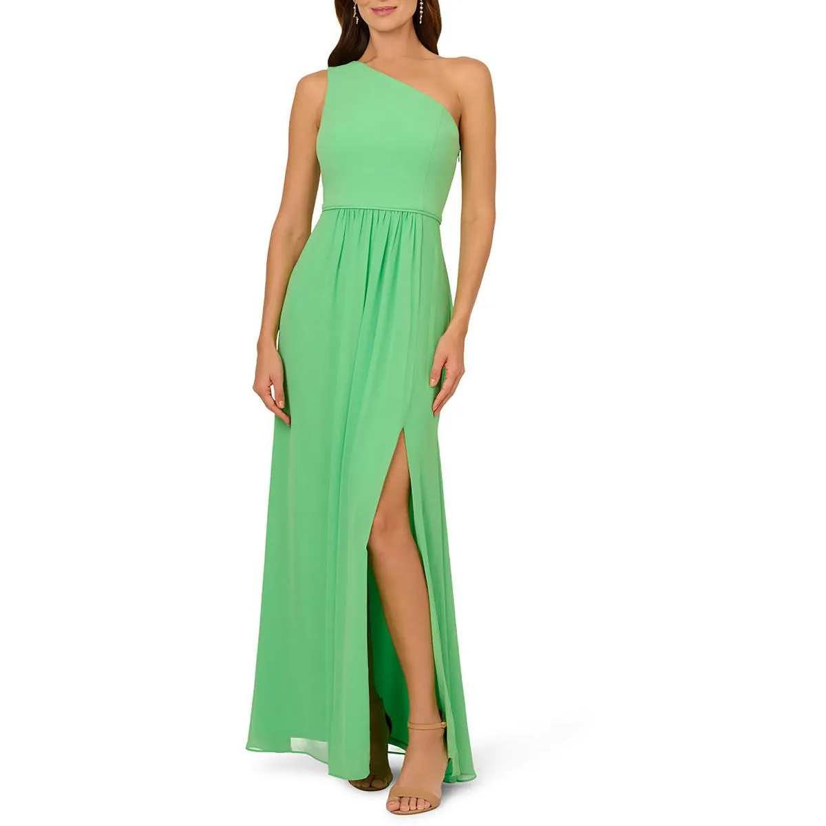 Womens Chiffon Maxi Evening Dress