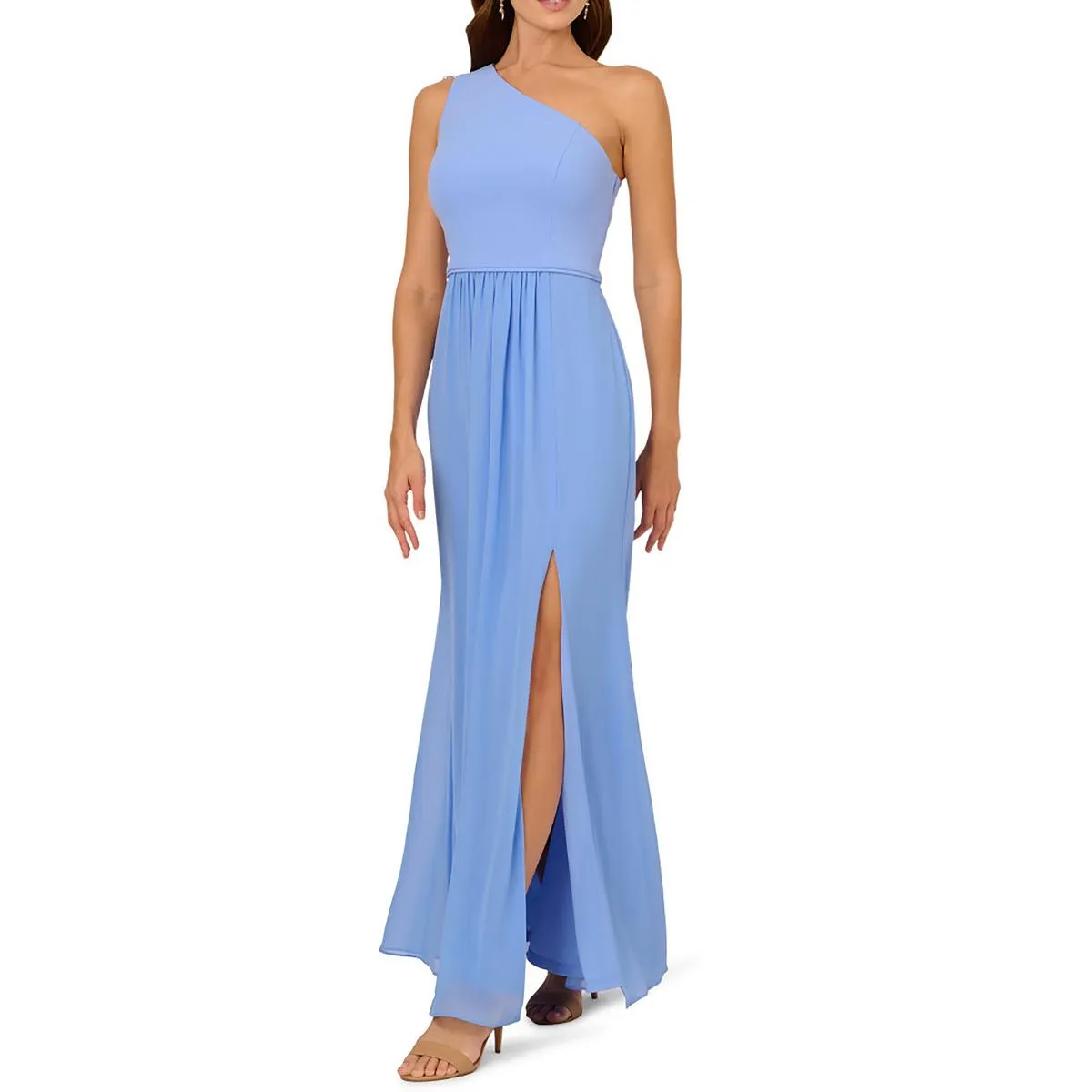 Womens Chiffon Maxi Evening Dress