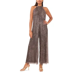 Womens Metallic Polyester Jumpsuit