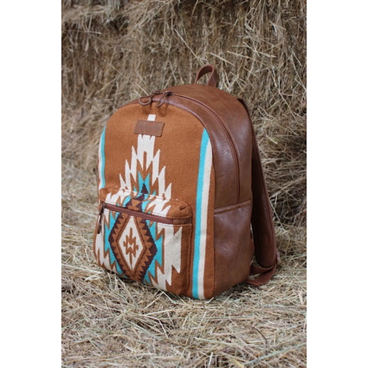 Wrangler Women's Maya Aztec Backpack - Tan