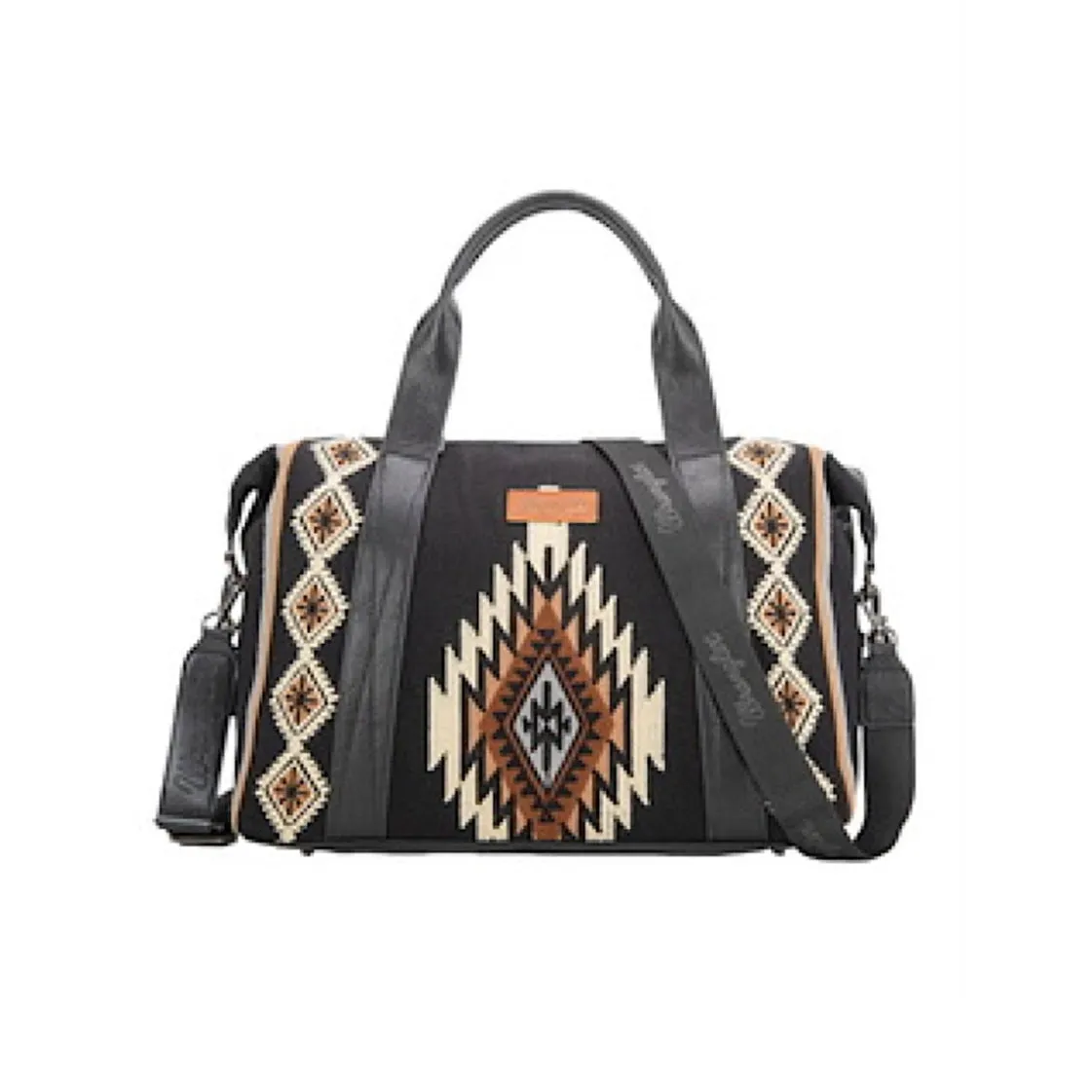 Wrangler Women's Maya Aztec Duffle Bag - Black