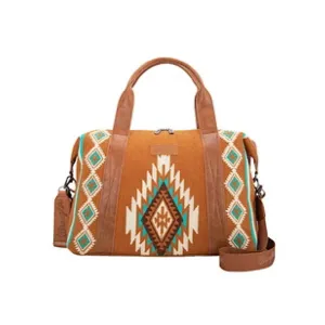 Wrangler Women's Maya Aztec Duffle Bag - Tan