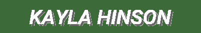 Kayla Hinson-Fashion high-end quality